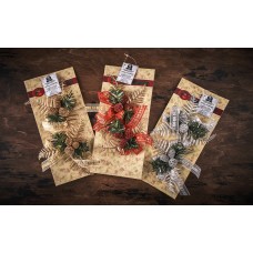 E21-15B6033 Новогоднее украшение. В комплекте 2 шт 