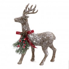 Фигурка : новогодний олень, высота 46см